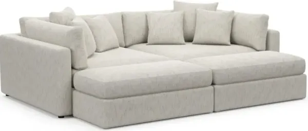 Sasha Foam Comfort Sectional - P.T. Cream