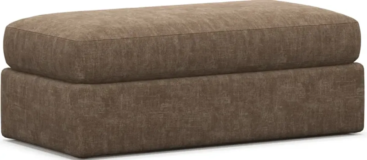 Haven Foam Comfort Eco Performance Fabric Ottoman - Argo Java