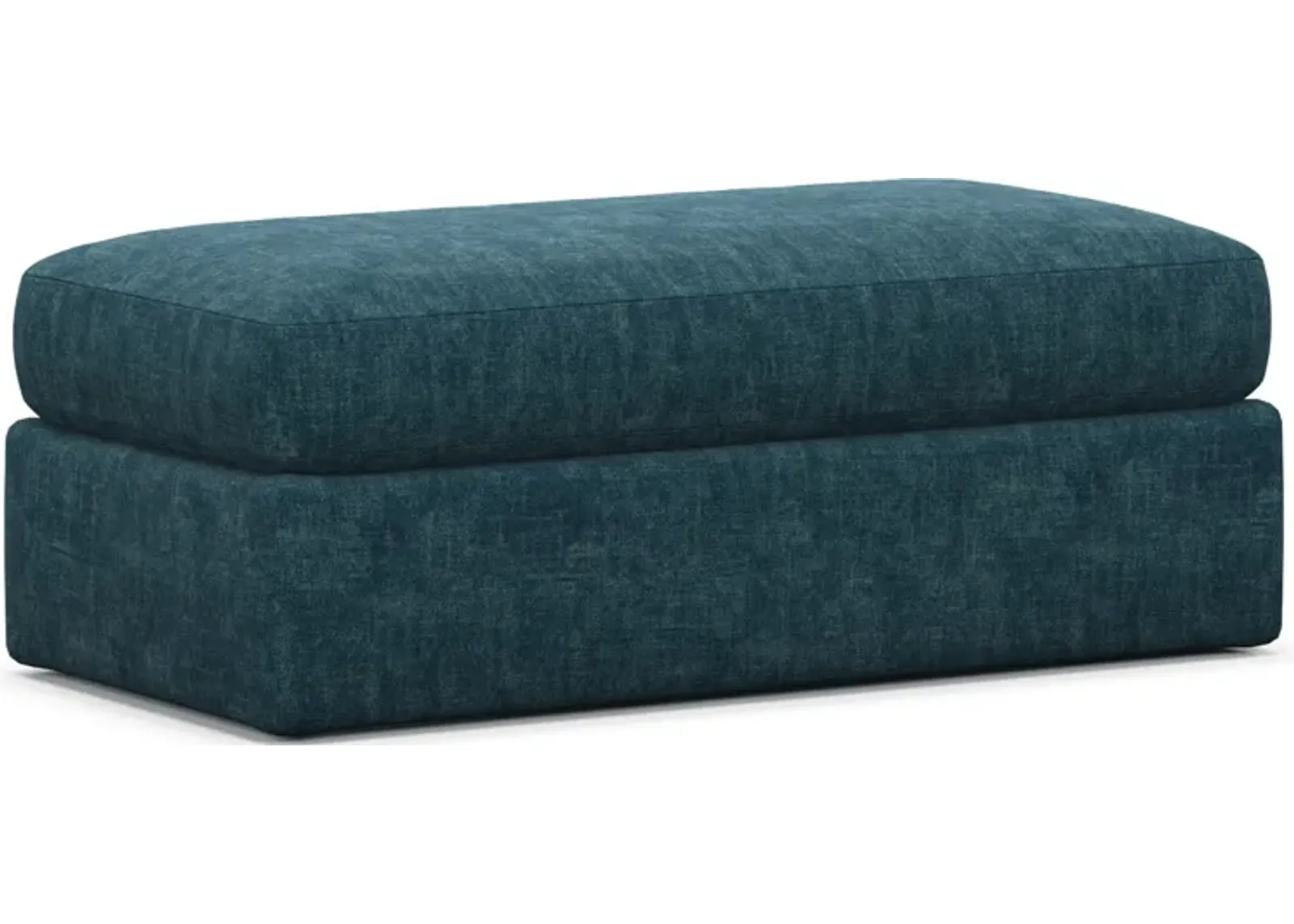 Haven Foam Comfort Eco Performance Fabric Ottoman - Argo Tropic