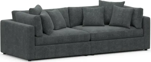 Sasha Foam Comfort Sofa - Contessa Shadow