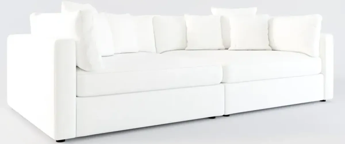 Haven Foam Comfort 2-Piece Media Sofa - Contessa Vanilla