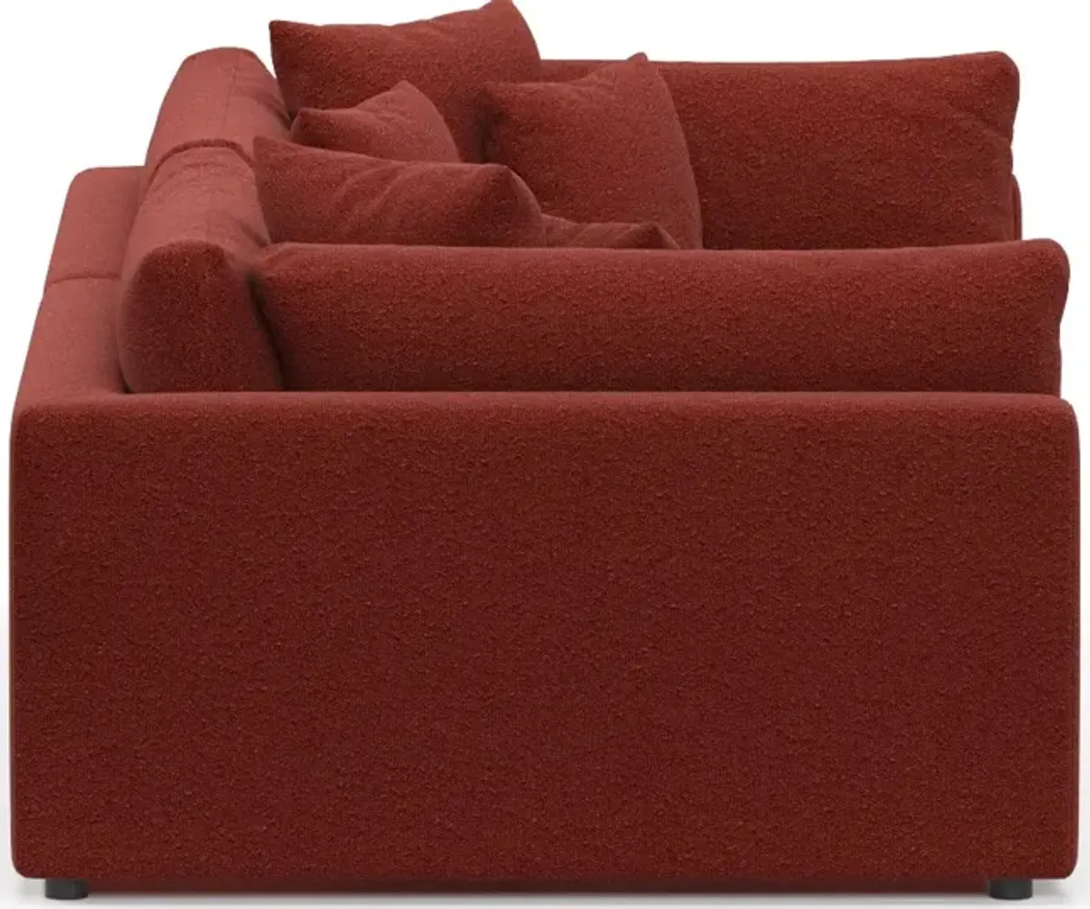 Haven Foam Comfort 2-Piece Media Sofa - Bloke Brick