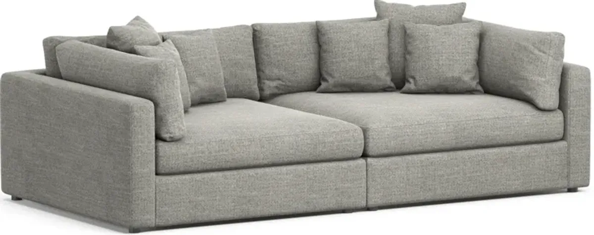 Haven 2-Piece Media Sofa - Pandora Pepper