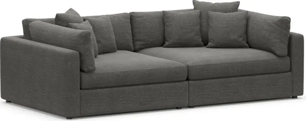 Haven Foam Comfort 2-Piece Sofa - Curious Charcoal