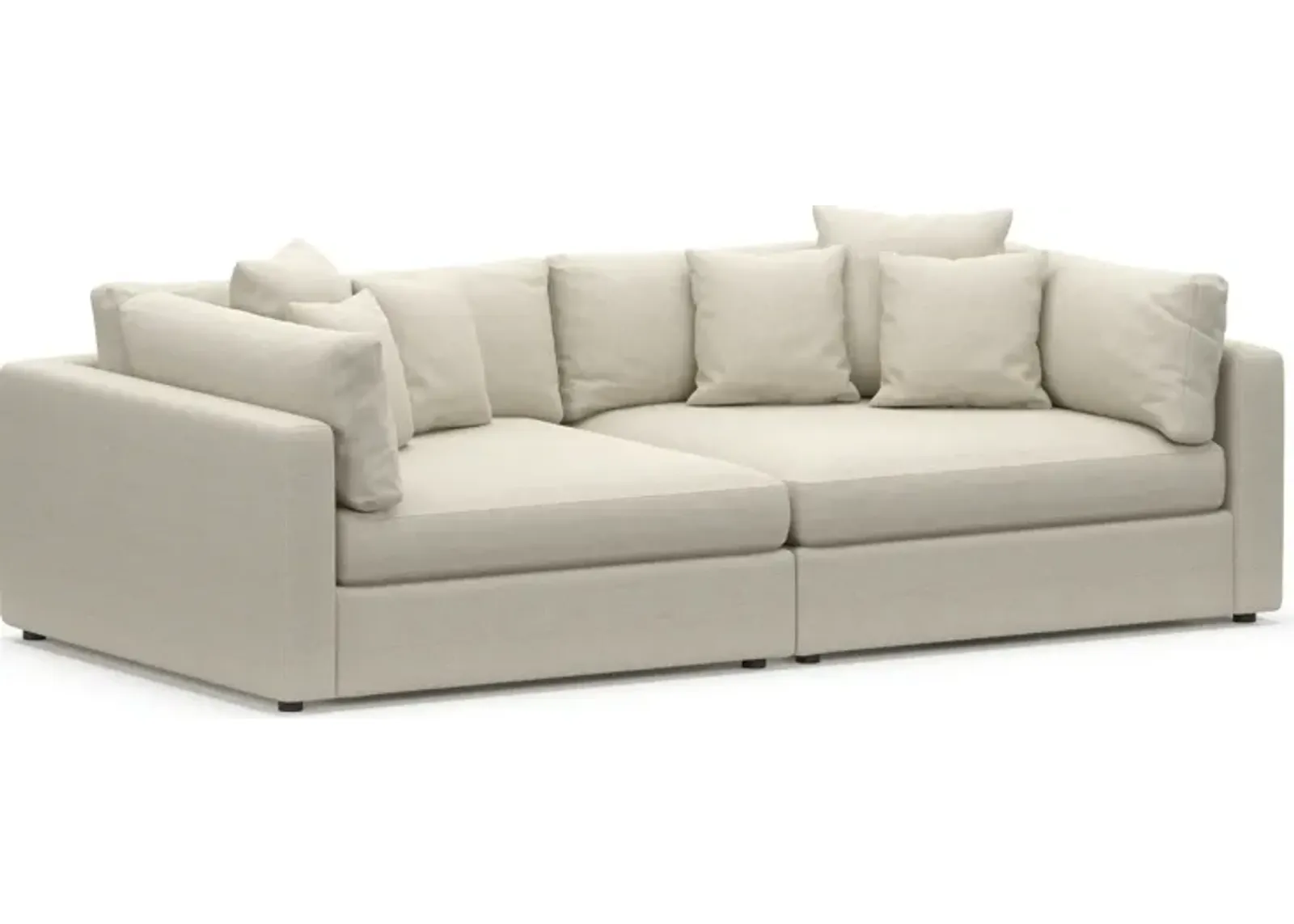 Haven Foam Comfort 2-Piece Sofa - Curious Pearl