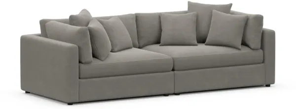 Sasha Foam Comfort Sofa - Abington TW Fog