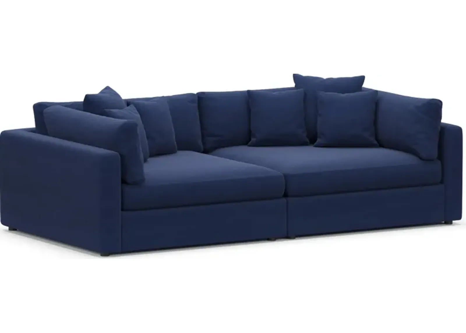 Haven Foam Comfort 2-Piece Sofa - Abington Indigo