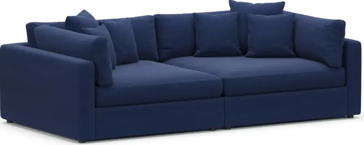 Haven Foam Comfort 2-Piece Sofa - Abington Indigo