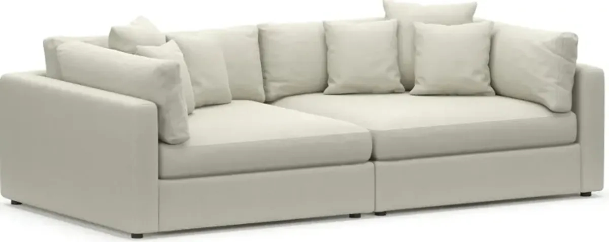 Haven Foam Comfort 2-Piece Sofa - Anders Ivory