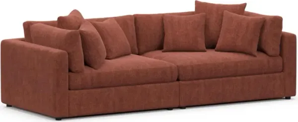 Sasha Foam Comfort Sofa - Contessa Paprika