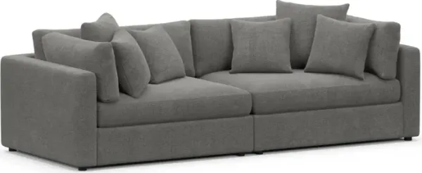 Sasha Foam Comfort Sofa - Living Large Charcoal