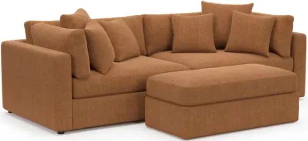 Sasha Foam Comfort Sectional - Contessa Ginger