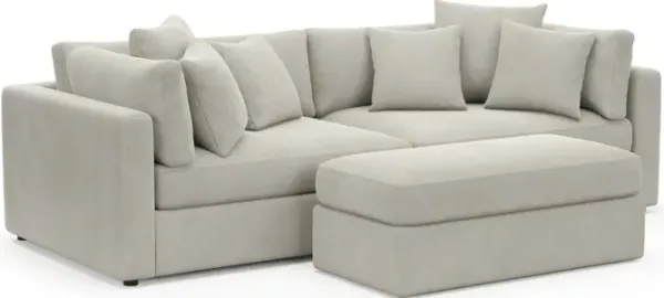 Sasha Foam Comfort Sectional - Laurent Beach