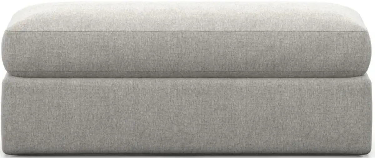 Sasha Foam Comfort Ottoman - Burmese Granite