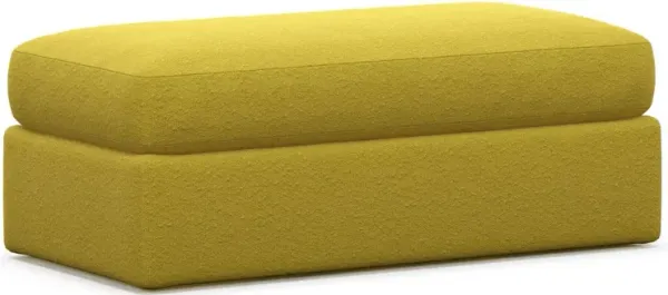 Sasha Foam Comfort Ottoman - Bloke Goldenrod