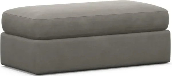 Sasha Foam Comfort Ottoman - Abington TW Fog
