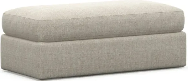 Sasha Foam Comfort Ottoman - Mason Porcelain