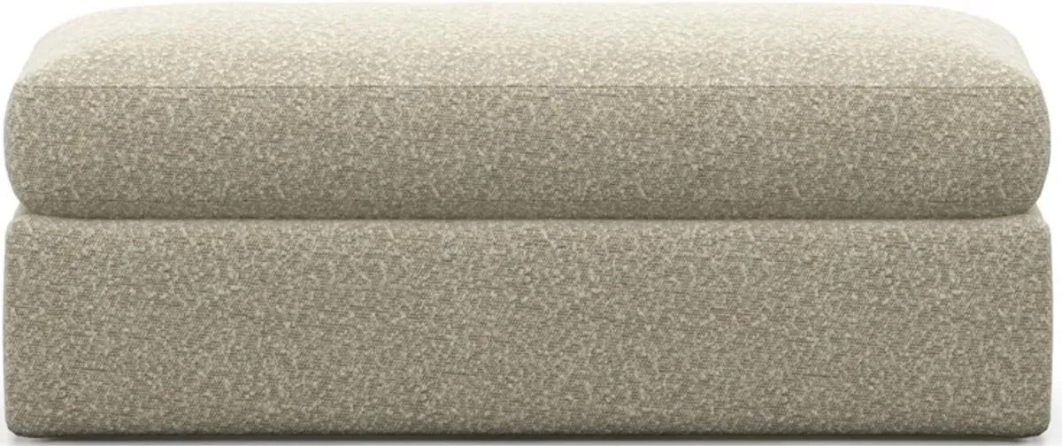 Sasha Foam Comfort Ottoman - Bloke Cotton