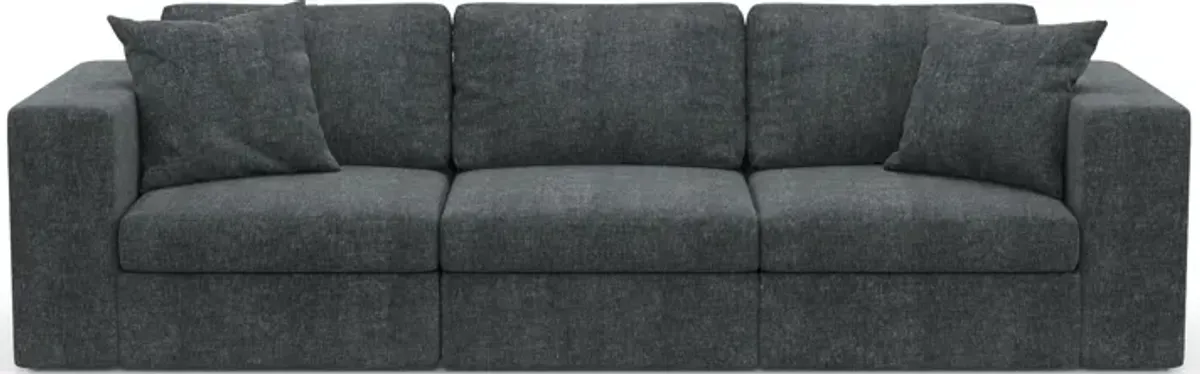 Collin Hybrid Comfort 3-Piece Sofa - Contessa Shadow