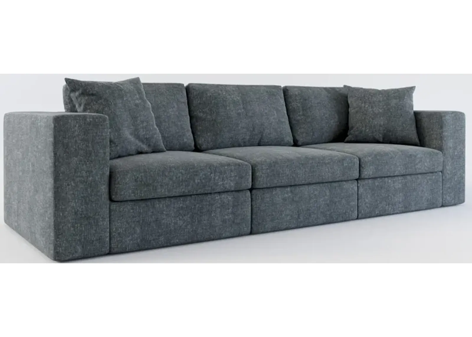 Collin Hybrid Comfort 3-Piece Sofa - Contessa Shadow