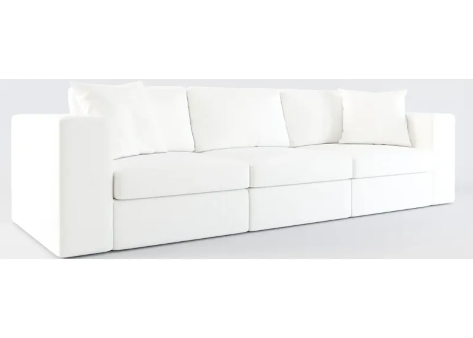 Collin Hybrid Comfort 3-Piece Sofa - Contessa Vanilla