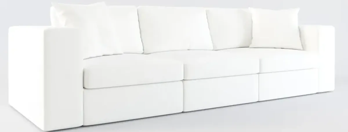 Collin Hybrid Comfort 3-Piece Sofa - Contessa Vanilla