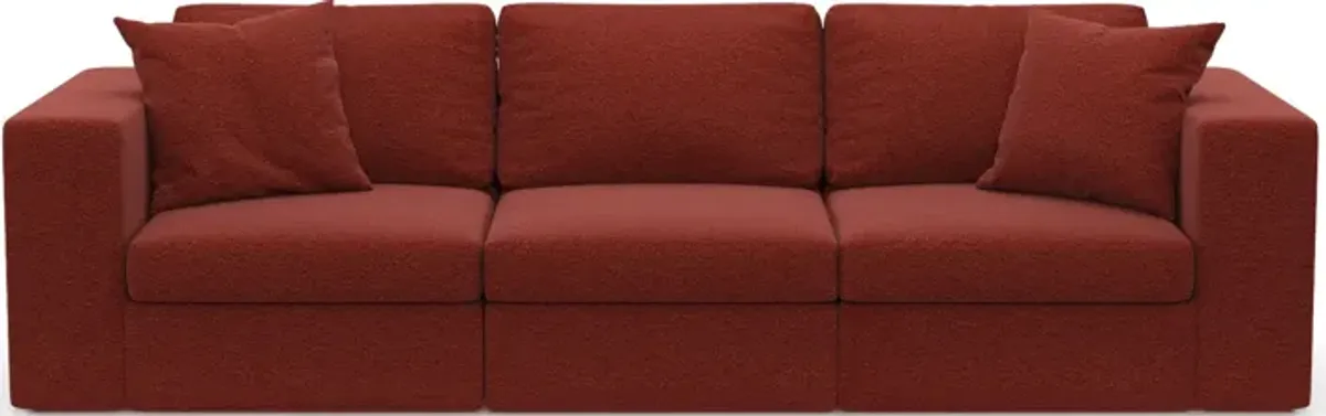 Collin Hybrid Comfort 3-Piece Sofa - Bloke Brick