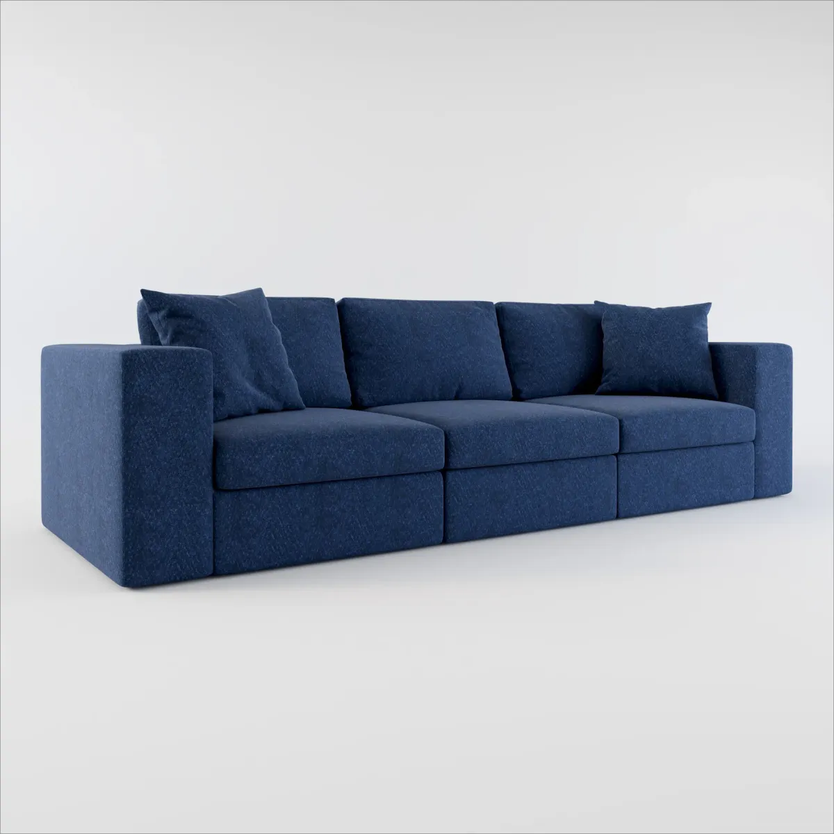 Collin 3-Piece Hybrid Comfort Sofa - Oslo Navy