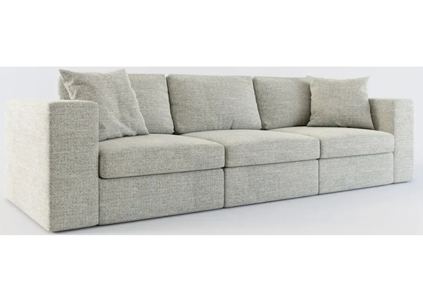 Collin 3-Piece Hybrid Comfort Sofa - Pandora Pepper