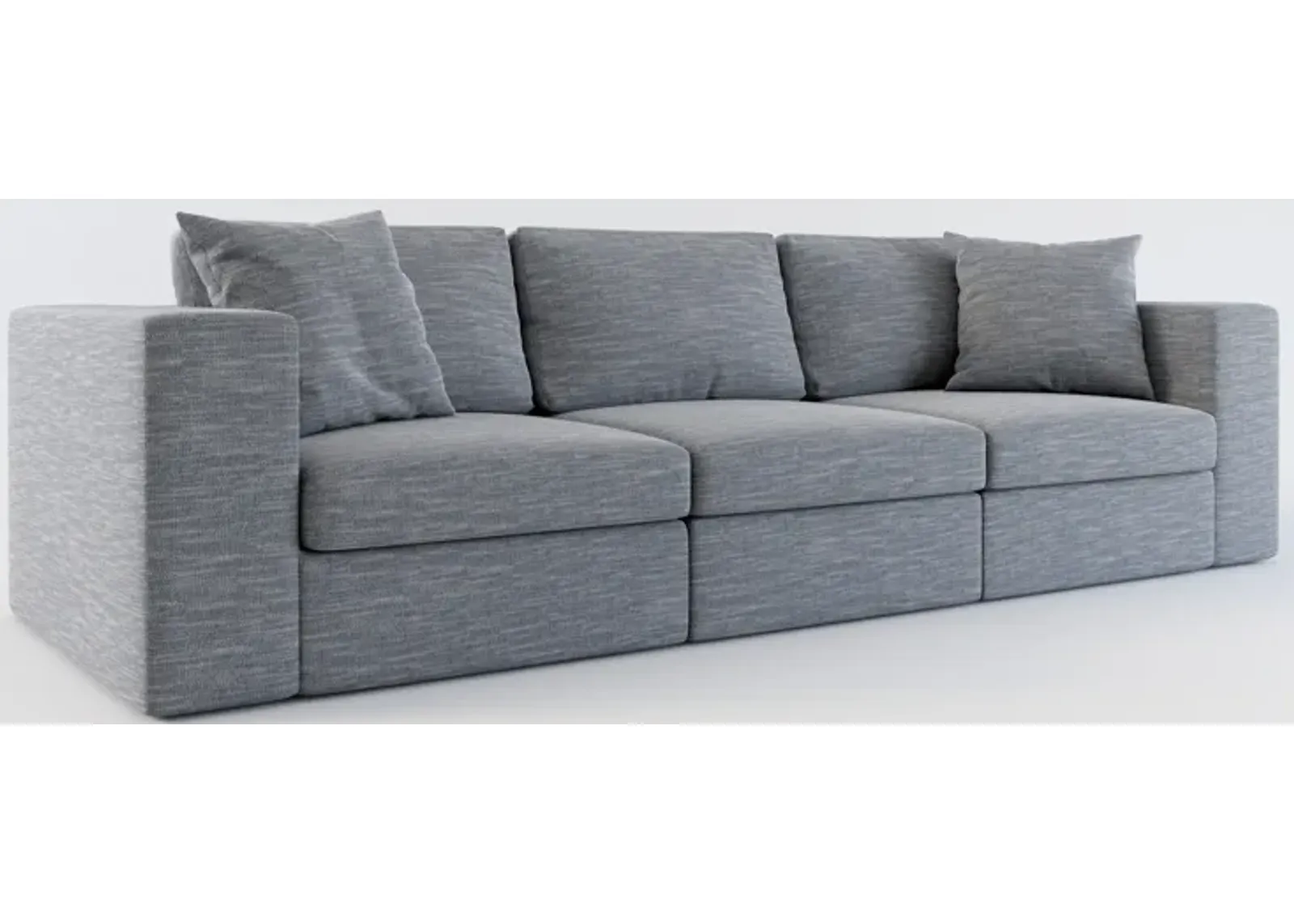 Collin Hybrid Comfort 3-Piece Sofa - Dudley Indigo