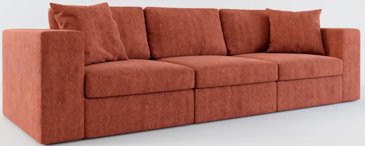 Collin Hybrid Comfort 3-Piece Sofa - Contessa Paprika