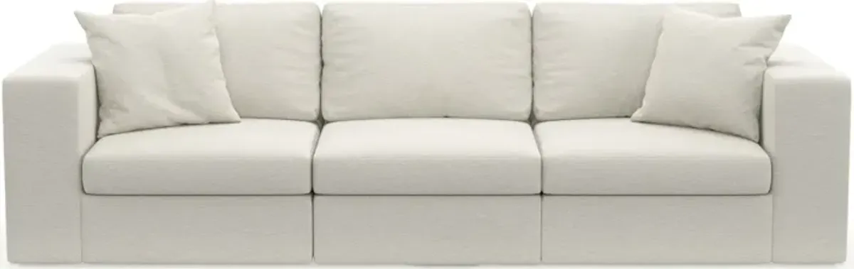 Collin Hybrid Comfort 3-Piece Sofa - Living Large White