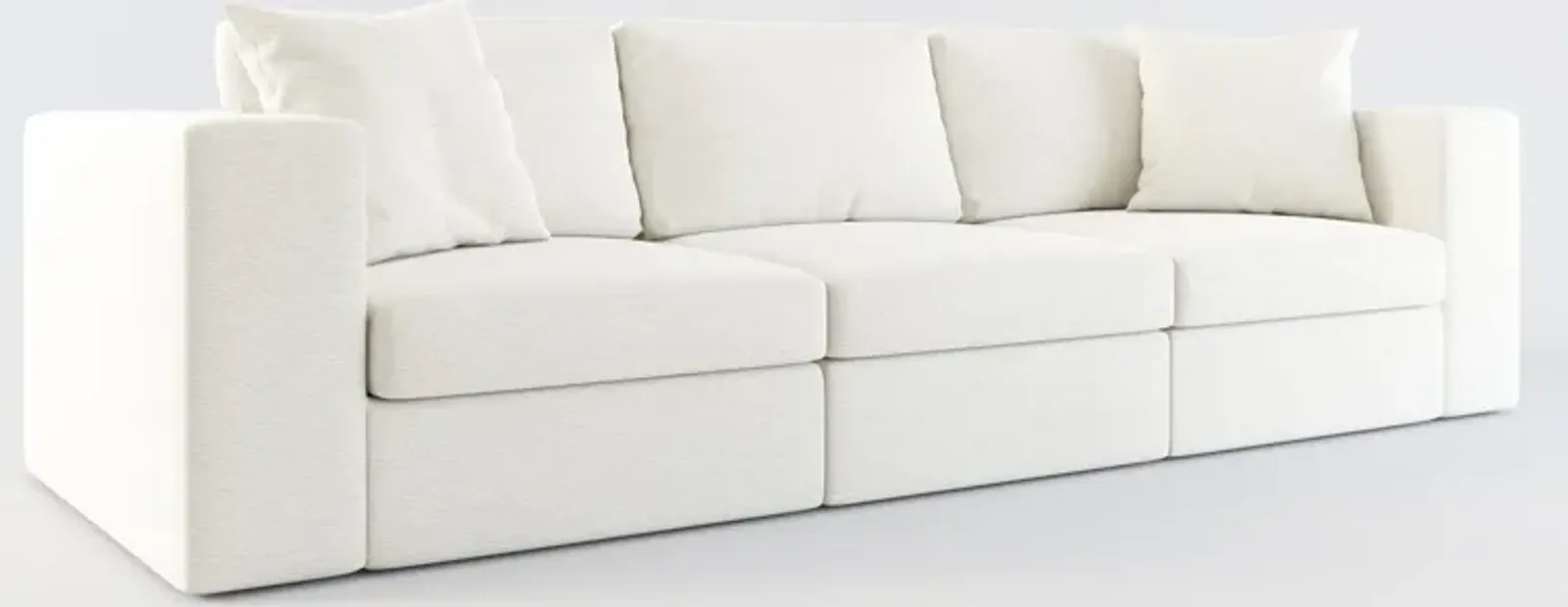 Collin Hybrid Comfort 3-Piece Sofa - Living Large White