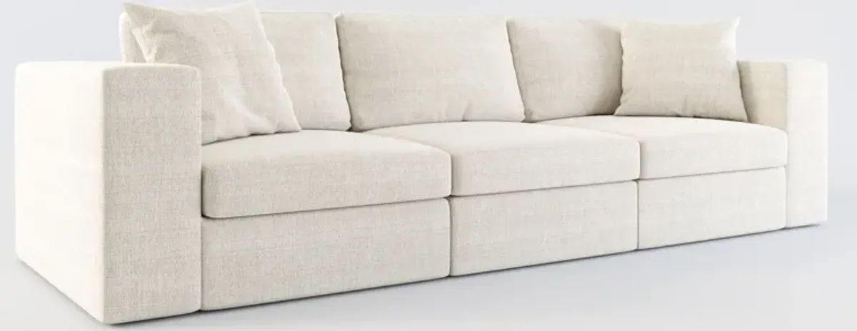 Collin Hybrid Comfort 3-Piece Sofa - Mason Porcelain