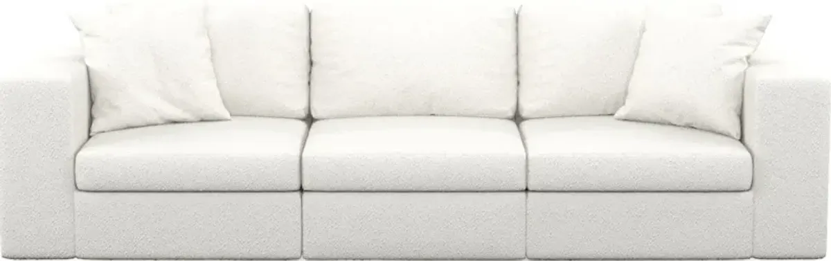 Collin Hybrid 3-Piece Sofa - Bloke Snow