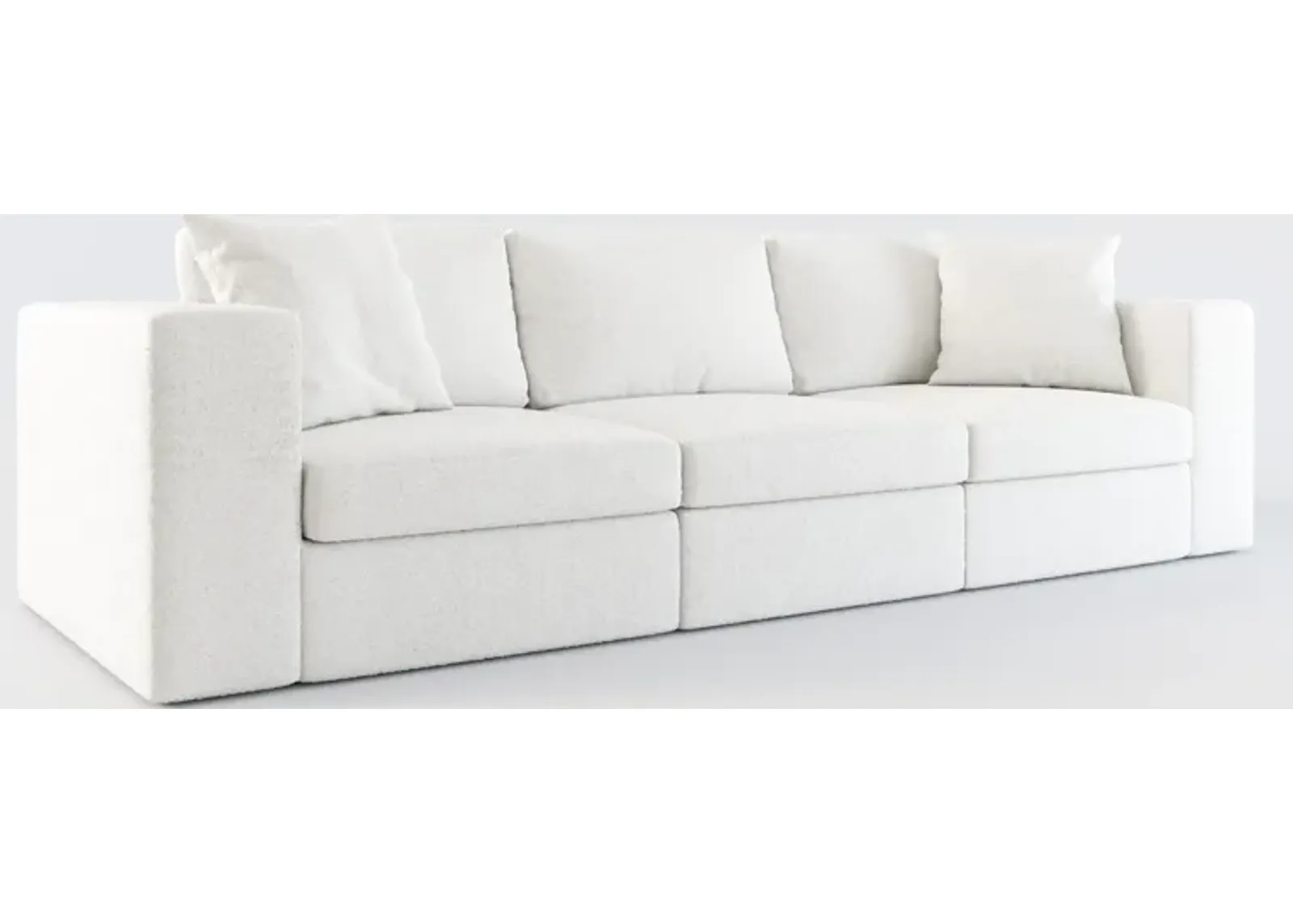 Collin Hybrid 3-Piece Sofa - Bloke Snow