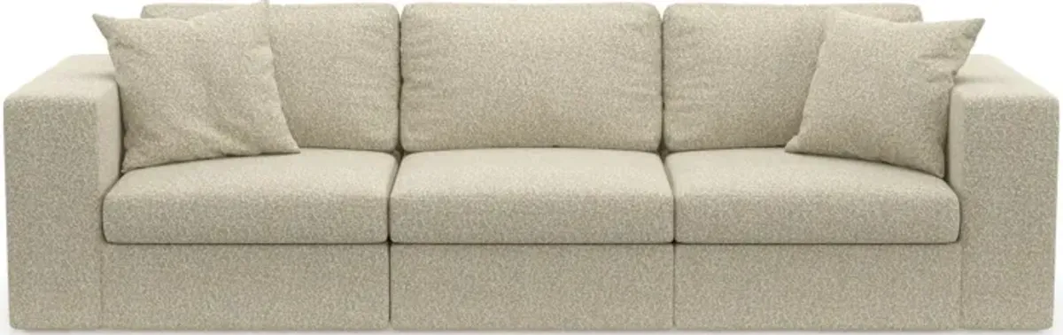 Collin Hybrid 3-Piece Sofa - Bloke Cotton