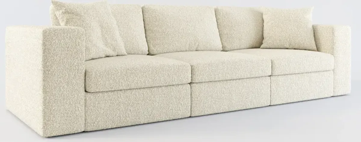 Collin Hybrid 3-Piece Sofa - Bloke Cotton