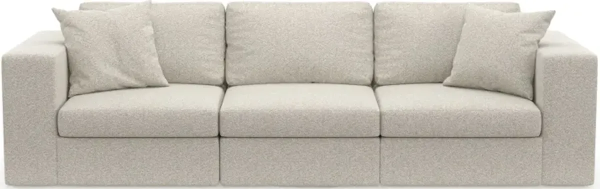 Collin Hybrid 3-Piece Sofa - Muse Stone