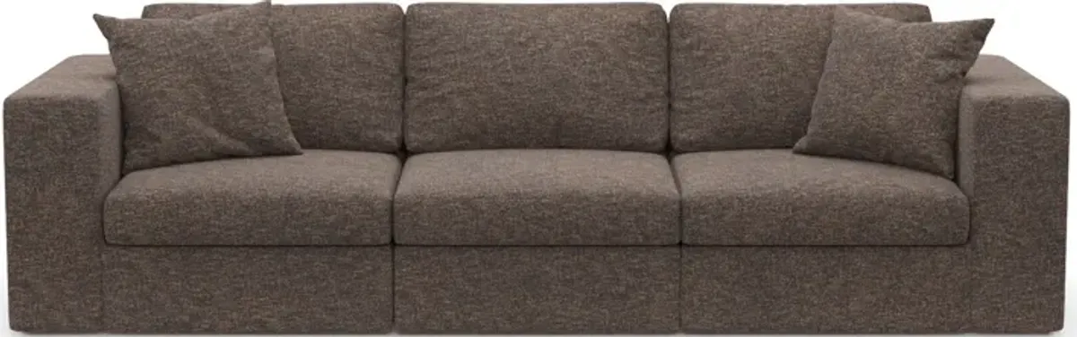 Collin Hybrid Comfort 3-Piece Sofa - M Walnut