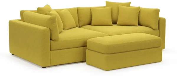 Sasha Foam Comfort Sectional - Bloke Goldenrod