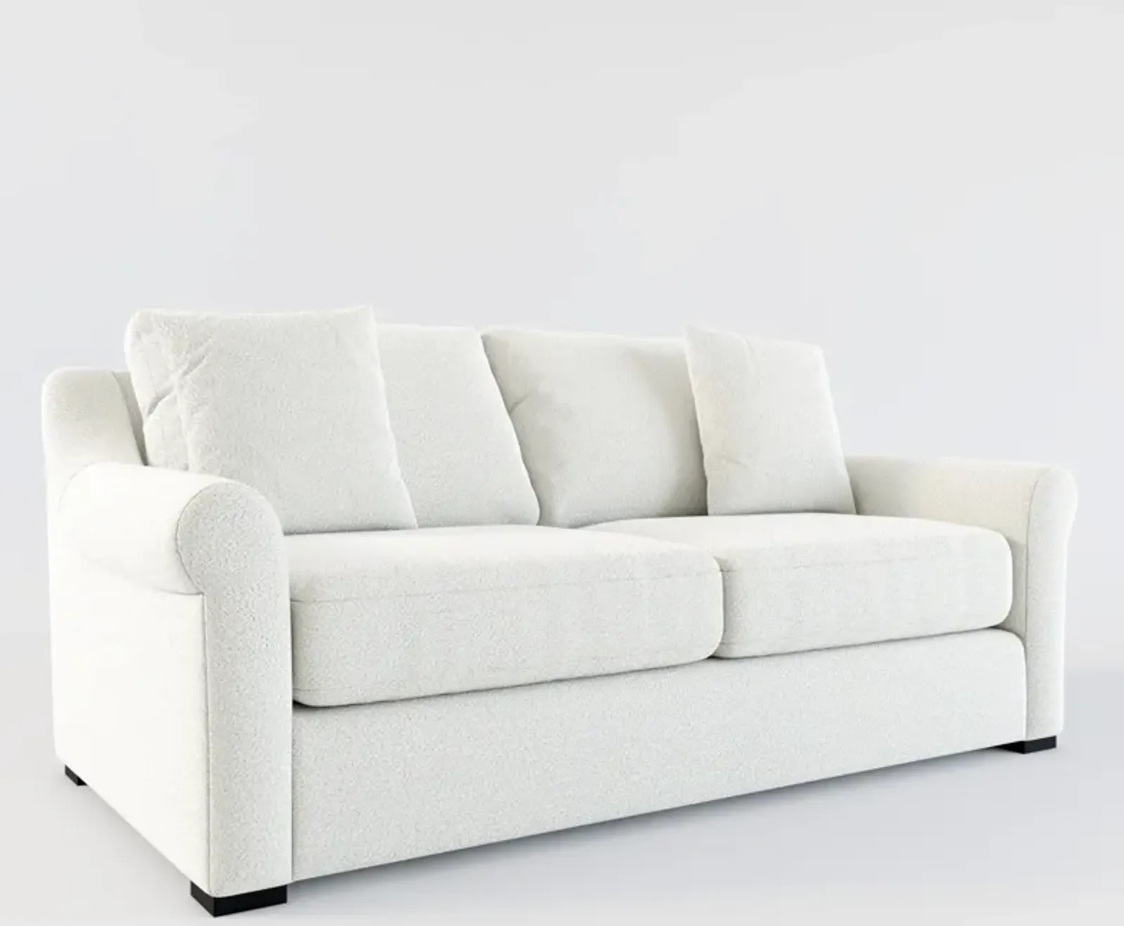 Bowery Foam Comfort 77" Sleeper Sofa - Oslo Snow