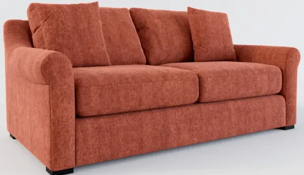 Bowery Foam Comfort 77" Sleeper Sofa - Contessa Paprika