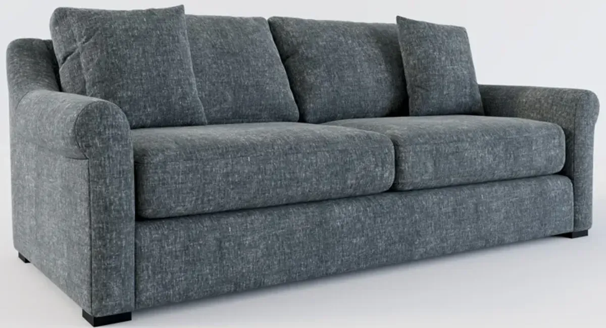 Bowery Foam Comfort 87" Sleeper Sofa - Contessa Shadow