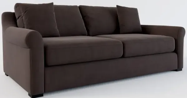 Bowery Foam Comfort 87" Sleeper Sofa - Merrimac Dark Brown