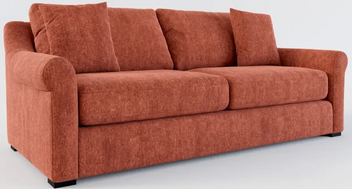 Bowery Foam Comfort 87" Sleeper Sofa - Contessa Paprika