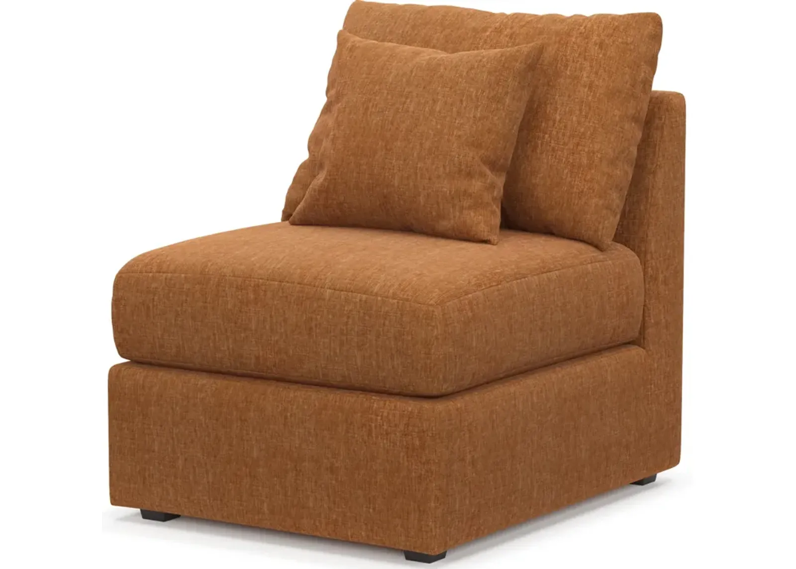 Nest Foam Comfort Armless Chair - Contessa Ginger