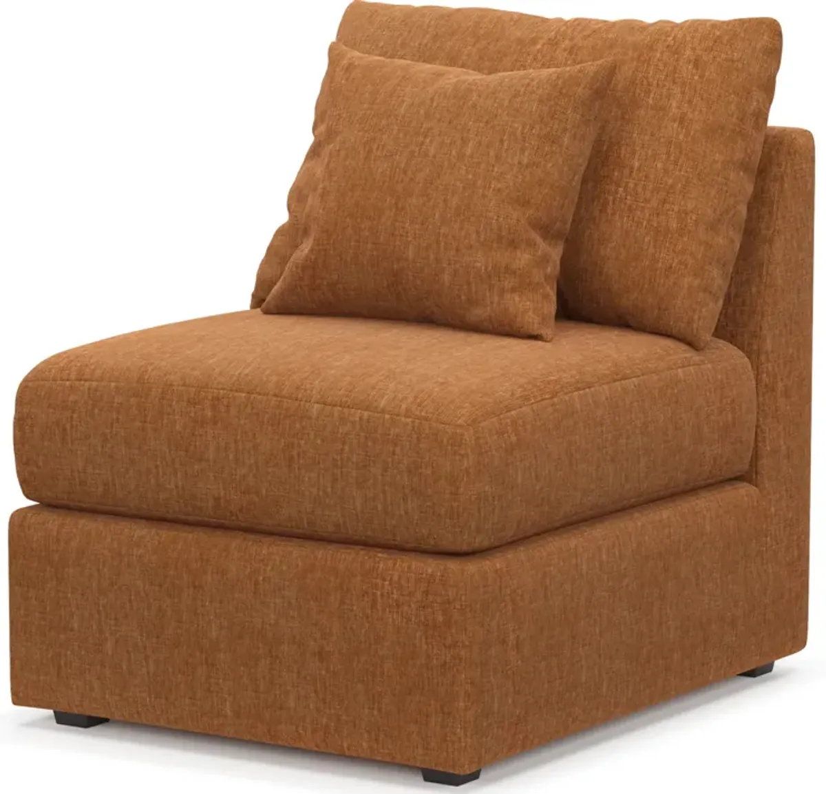 Nest Foam Comfort Armless Chair - Contessa Ginger