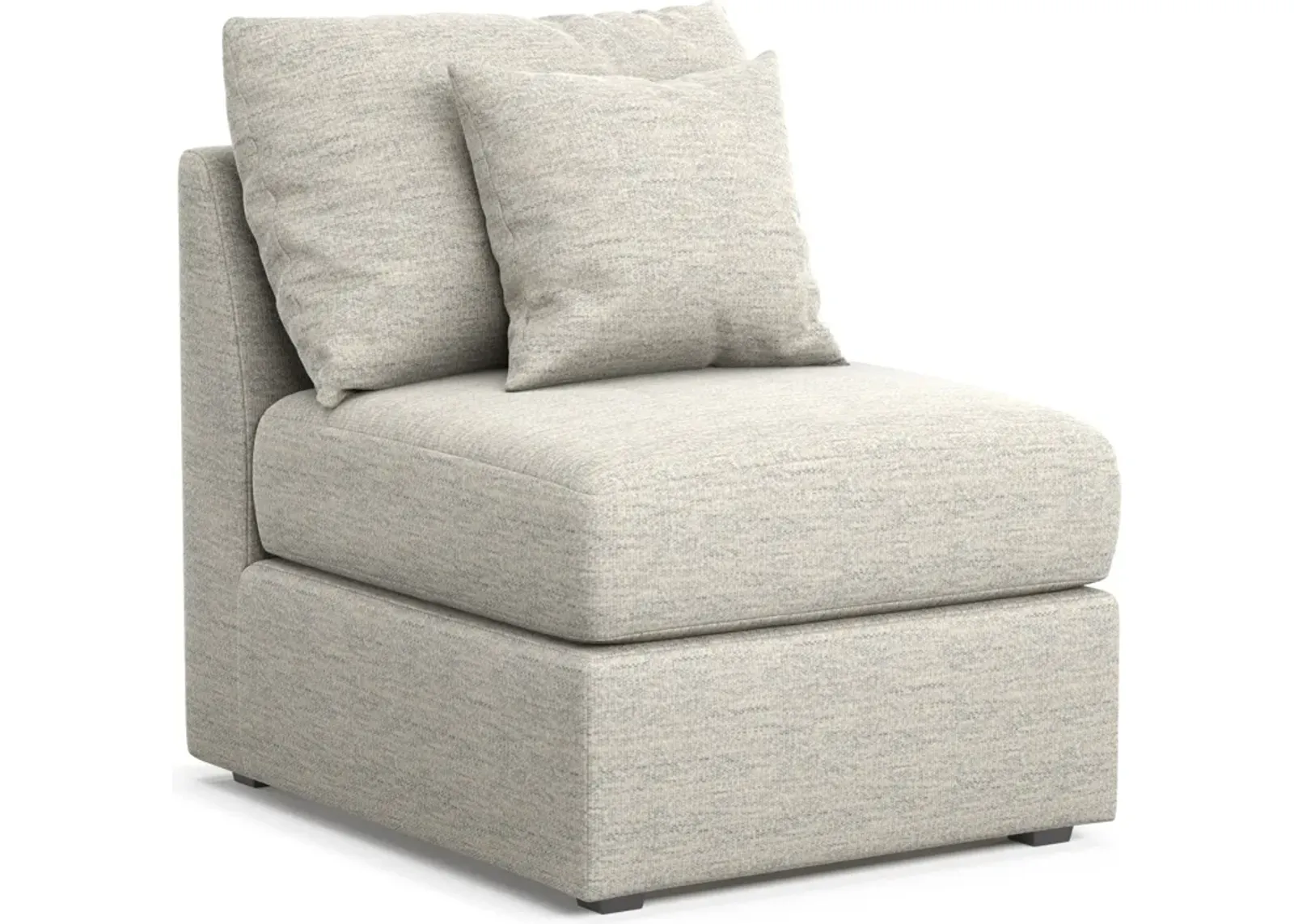 Nest Foam Comfort Armless Chair - Merino Chalk