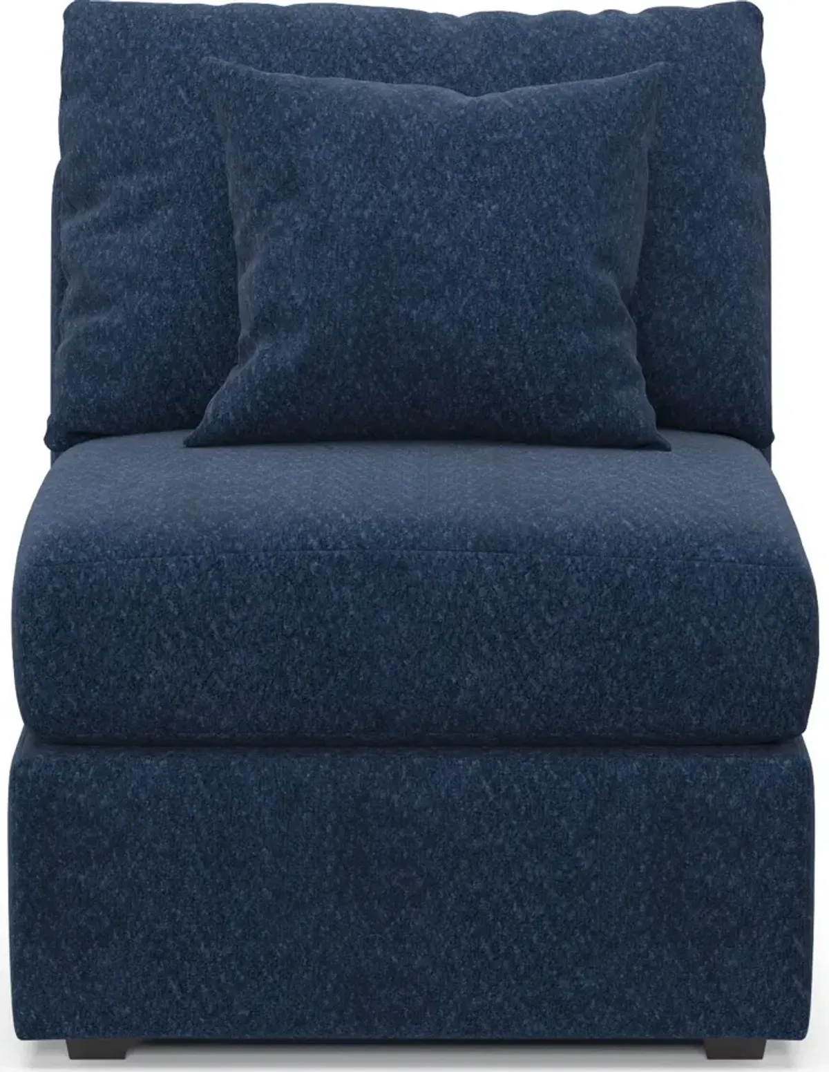 Nest Foam Comfort Armless Chair - Oslo Navy